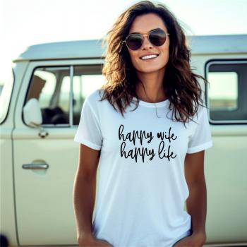 happy wife  happy life T-Shirt